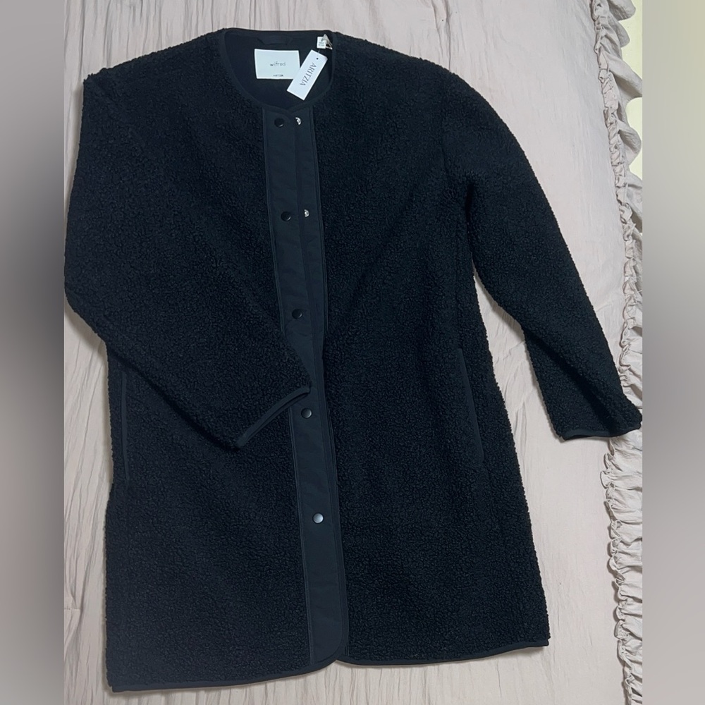 NWT Aritzia Long Sherpa jacket | size Small